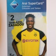 Aral SuperCard, Borussia Dortmund (2018/2019): Dan-Axel Zagadou, 2 (ohne Guthaben)