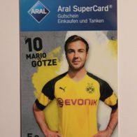 Aral SuperCard, Borussia Dortmund (2018/2019): Mario Götze, 10 (ohne Guthaben)