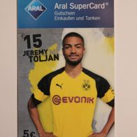 Aral SuperCard, Borussia Dortmund (2018/2019): Jeremy Toljan, 15 (ohne Guthaben)