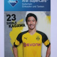 Aral SuperCard, Borussia Dortmund (2018/2019): Shinji Kagawa, 23 (ohne Guthaben)