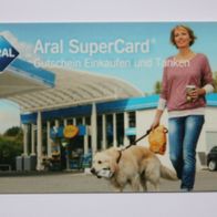 Aral SuperCard, Standardkarte: Frau mit Hund (ohne Guthaben)