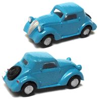 Fiat 500 ´36 Topolino, blau, 3D-Druck- Kleinserie, Ep2, A.S. Modellbahn