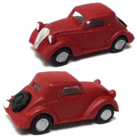 Fiat 500 ´36 Topolino, rot, 3D-Druck- Kleinserie, Ep2, A.S. Modellbahn