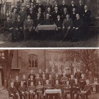 2 alte AK Seminaristen 1909 und 1911 s/ w