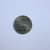 USA, Serie "50 States and Territories Quarters": North Carolina von 2001