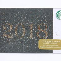 Starbucks Card aus den USA (SKU 11076197): 2018 (ohne Guthaben)