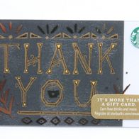 Starbucks Card aus den USA (SKU 11076199): Thank You (ohne Guthaben)