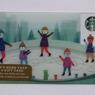 Starbucks Card aus den USA (SKU 11079896): Kinder auf Eisbahn (ohne Guthaben)
