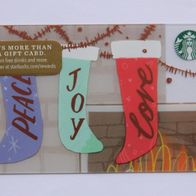 Starbucks Card aus den USA (SKU 11079919): Peace Joy love (ohne Guthaben)