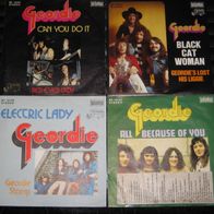 Geordie 4 Vinyl Singles Top Zustand AC DC