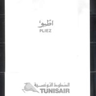 Tunisair (Tunesien) "Kotztüte" - Spuckbeutel - Air Sickness Bag (Papier)