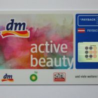 Payback Karte aus Österreich von dm, Nr. H 16002142