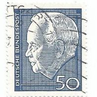 Briefmarke BRD: 1967 - 50 Pfennig - Michel Nr. 543