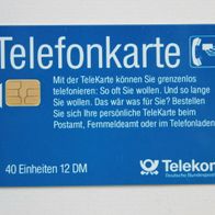 P 05 aus 1991, leer (Kennung P 05 03.91), "TeleKarte"