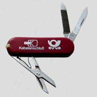 Seltenes Altes Werbe-Taschenmesser "DEUTSCHE Bundespost-Kabelanschluß" Werbung