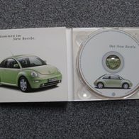 VW New Beetle CD Volkswagen PC Game Käfer Prospekt Presse Broschüre Pressemappe