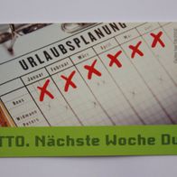 R 07 aus 1999, leer (Kennung R 07 09.99), "Lotto Urlaubsplanung - Kalender“