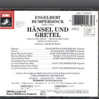 Engelbert Humperdinck - HÄNSEL UND GRETEL - Herbert von Karajan - 2CD