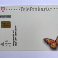 Telefonkarte KD 03 02, leer, Schmetterlinge