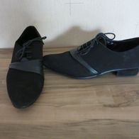 schwarze Tanzschuhe schwarze Herrenschuhe eleganter Schuh textillook Gr. 39/40