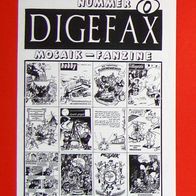 Mosaik Fanzine - Digefax Nr. 0 / 1992 - Digedags / Abrafaxe - variant / selten