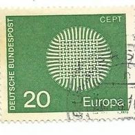 Briefmarke BRD:1970 - 20 Pfennig - Michel Nr. 620