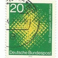 Briefmarke BRD:1970 - 20 Pfennig - Michel Nr. 647