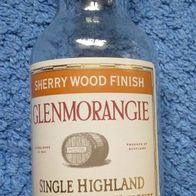 leere Flasche Miniatur Glenmorangie Single Malt Scotch Whisky