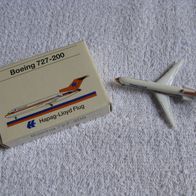 Flugzeug Boeing 727-200 Modell Schabak Hapag-Lloyd Flug 1:600 Modellflugzeug 727 906