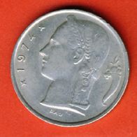 Belgien 5 Francs 1974 Belgie