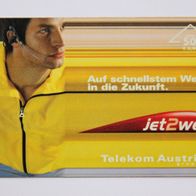 Telefonkarte aus Österreich: ANK 250 (jet2web - Mann), gebraucht (2000)