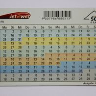 Telefonkarte aus Österreich - ANK 253 (jet2web - Kalender), gebraucht (2000)