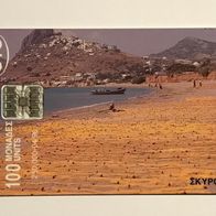 1 Telefonkarte aus Griechenland von 1996, gebraucht