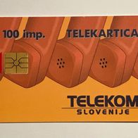 1 Telefonkarte aus Slowenien, gebraucht