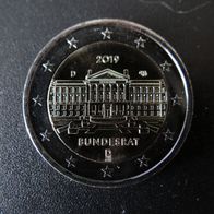 2 Euro Gedenkmünze 2019 -"Bundesrat", Ausg.D München