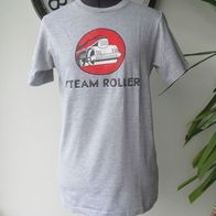T-Shirt Gr. S "New Harvest Coffee Roasters" grau Steam Roller Providence Hemd