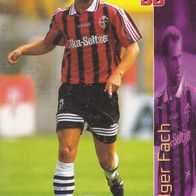 Bayer Leverkusen Panini Ran Sat 1 Fussball Trading Card 1996 Holger Fach Nr.54