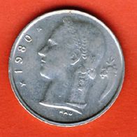 Belgien 1 Franc 1980 Belgie