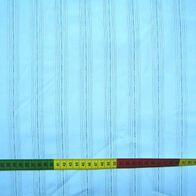 STOFFE Reststoffe Coup. BW-Streifenstoff gewebt Blass-Hellblau/ Weiß ca. 200x155