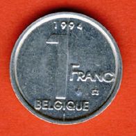 Belgien 1 Franc 1994 Belgique
