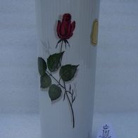 Winterling Porz.-Vase mit Rosendekor 50ger J.