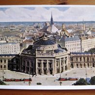 Wien Burgtheater, colorierte Ansichtskarte