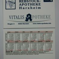 1 Taschenkalender der Rebstock Apotheke Harxheim / Vitalis Apotheke Nierstein 2021