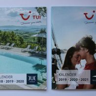 2 Taschenkalender von TUI für die Jahre 2018/2019/2020 und 2019/2020/2021