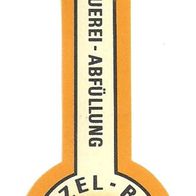 Bieretikett "FESTBIER" Künzel-Bräu † 1969 Marktrodach-Oberrodach Lkr. Kronach Franken