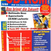 CD ROM Magazin - Nr. 5 / Mai 1995 - ohne CD - gut erhalten