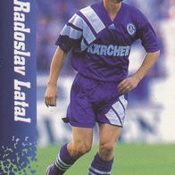 Schalke 04 Panini Trading Card 1995 Radoslav Latal Ran Sat 1 Fussball Nr.167