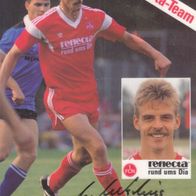 1. FC Nürnberg Autogrammkarte 1990 Ulf Metschies