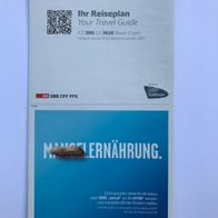 Reiseplan ICE 200 von 2015 oder 2018 (IZB / Zugbegleiter)