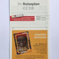 Reiseplan ICE 518 von 2010 (IZB / Zugbegleiter)